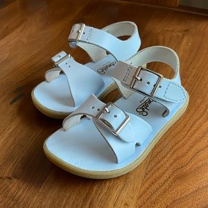 Footmates Tide Sandal in Light Blue, Size 6